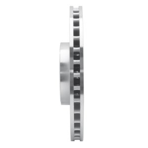 Land Rover Range Rover Brake Rotor (1) - Front Right - R1 Concepts - Drilled & Slotted - Silver - `10-`17